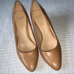 Cole Haan nude heels size 7